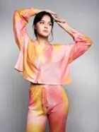 Пижама тай дай со штанами из репса