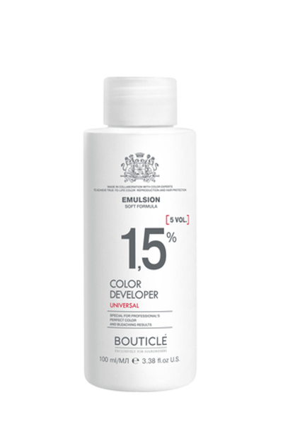 Окисляющая эмульсия 1,5% "BOUTICLE Developer Emulsion 5 vol" 100 мл