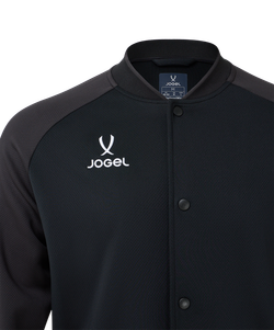 Куртка спортивная Jogel DIVISION Button Jacket, черный 99/темно-серый 98