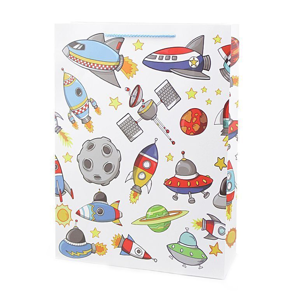 Пакет подарочный "Космос", 31*42*12