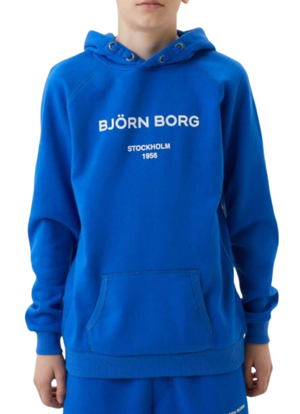Кофта для мальчика теннисная Björn Borg Hoodie - naturical blue