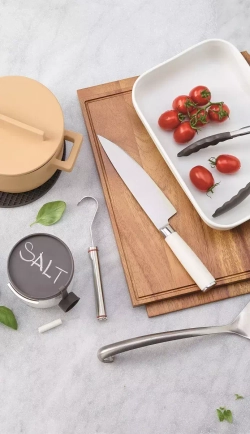Sambonet - S-Нож кухонный 20см белый / артикул   51593-01  / GTIN 8014808884153