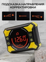 Электронный уровень-угломер с лазерными направляющими TECHNICOM TC-LA905, 0-360, ЖК дисплей, 2 магнита, АКБ 650 мАч, автокалибровка, автоотключение, дальность 10м