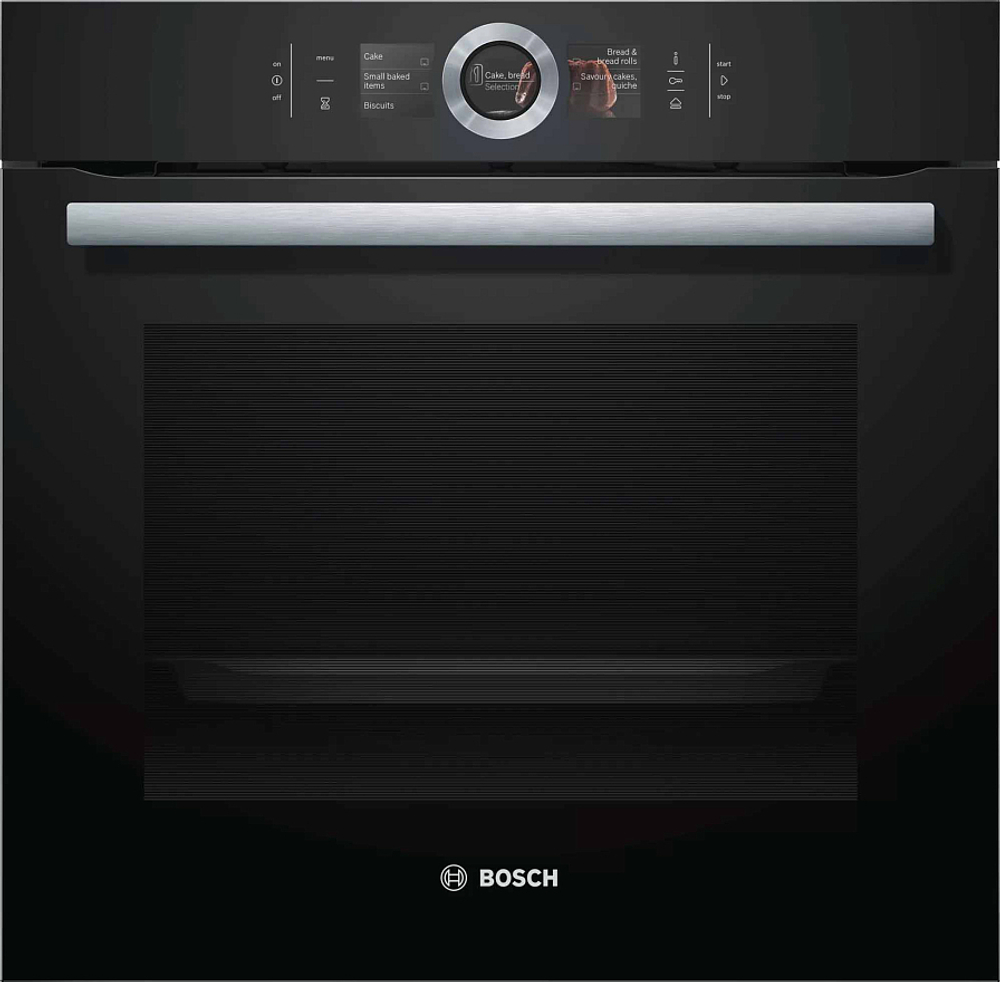 Встраиваемый духовой шкаф Bosch HSG636BB1, черный