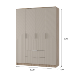 Шкаф для одежды и белья Эмилия ШК-11