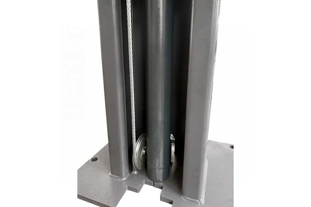 NORDBERG (N4124H1-4G_220) Подъемник двухстоечный 4 т, верхняя синхронизация, H=4,1 м, 220 В, серый