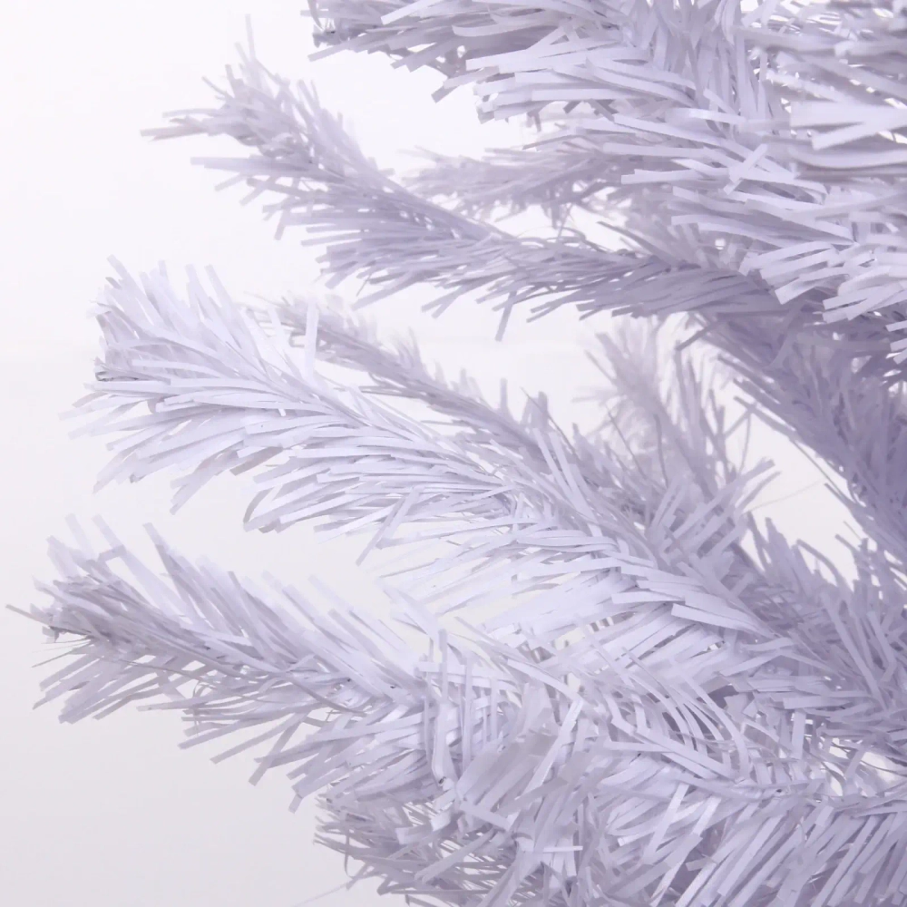 Ёлка «Снежная королева» 210 см, ПВХ белый (1400 веток)