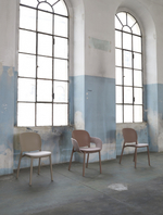 Стул пластиковый с обивкой Scab Design Hug, тортора