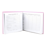 Медицинская карта ребенка, Проф-Пресс, формат А5, 96 листов, горизонтальная, серия "Девочка"