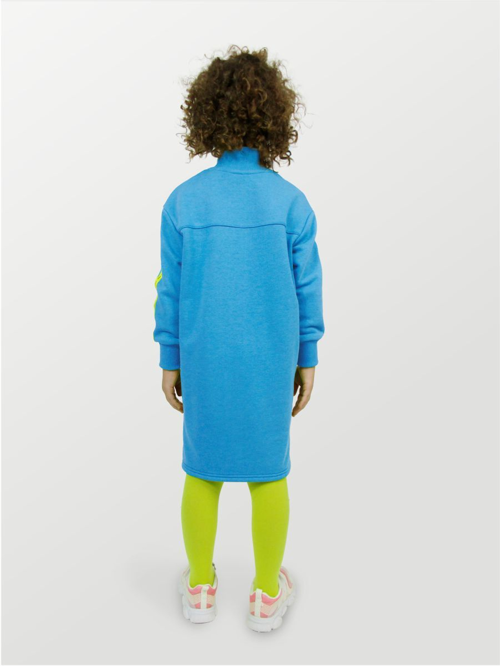 Платье для девочки, модель №1, рост 116 см, голубое