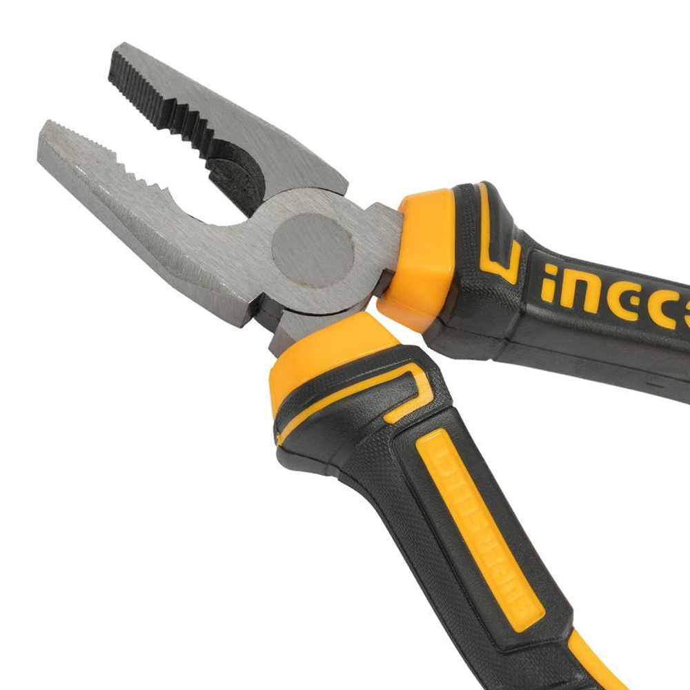 Плоскогубцы INGCO 160 мм с двухкомпонентной рукояткой