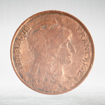 France, 5 Centimes 1916, VF