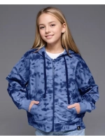 Худи для девочки синяя варенка