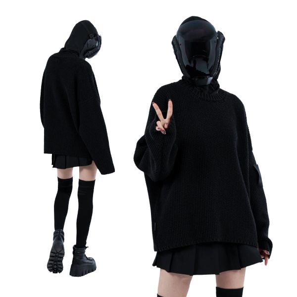 Свитер Blackout Heavyweight Cropped Knitted черный - фото 2