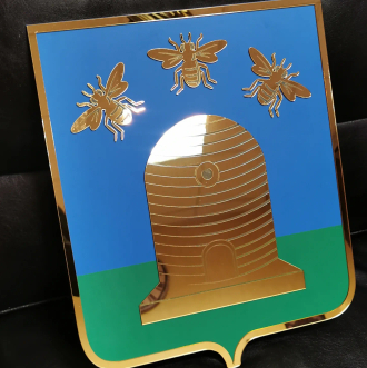 Зеркальный настенный герб Тамбова