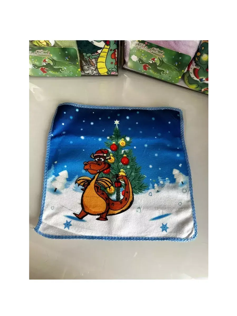 Новогодний бокс с полотенцами