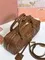 Сумка MIU MIU Arcadie matelassé из кожи наппа, коричневый
