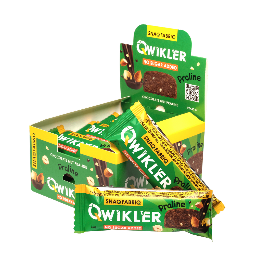 Батончик QWIKLER - (Пралине)