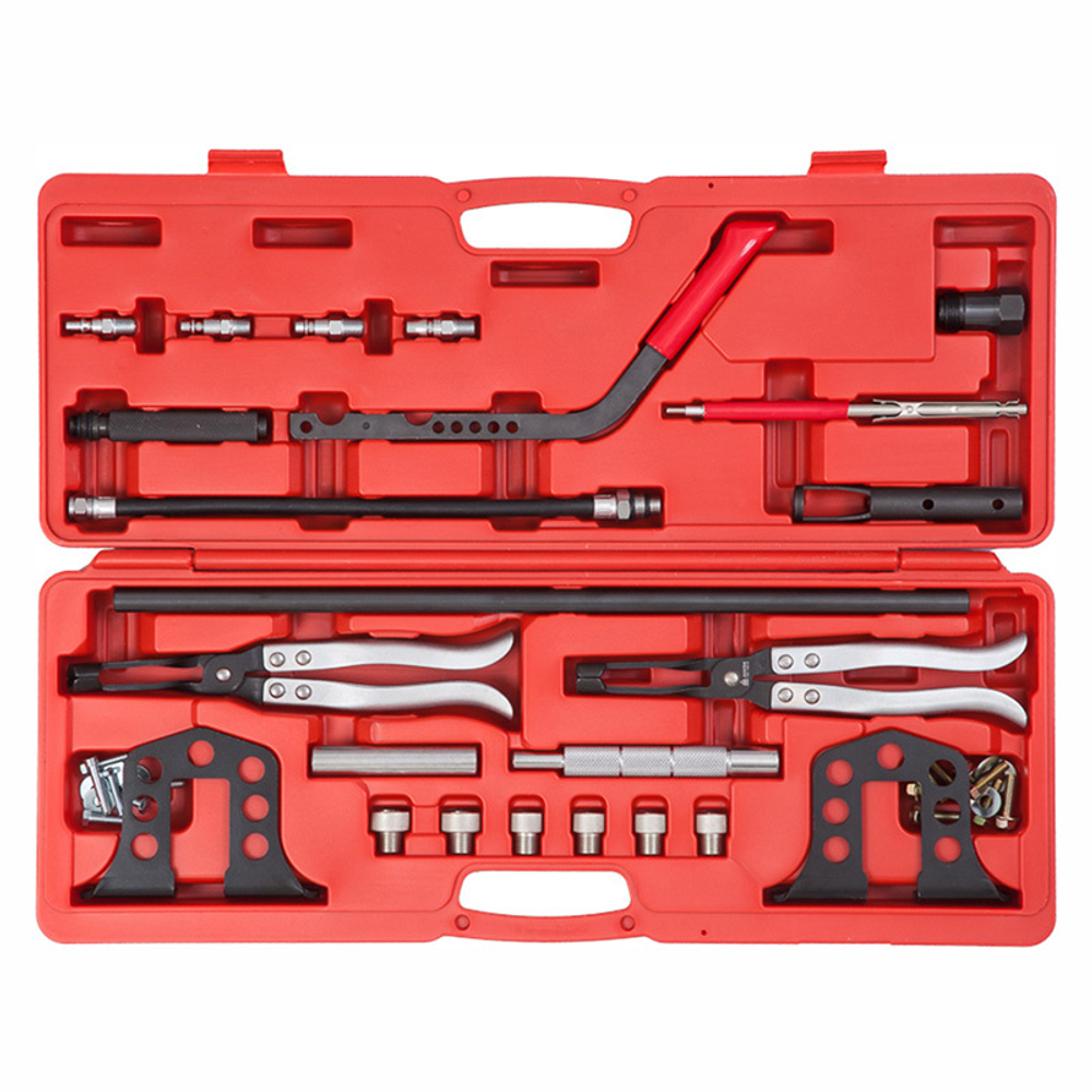 МАСТАК (103-10019C) Рассухариватель клапанов универсальный, кейс, 19 предметов