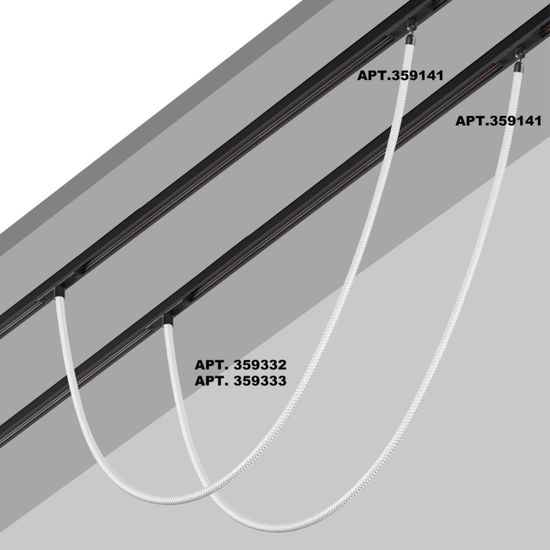 359333 KONST NT24 142 черный Светильник трековый для низковольтного шинопровода FLUM IP20 LED 14W 4000K 48V 1360Лм RAMO