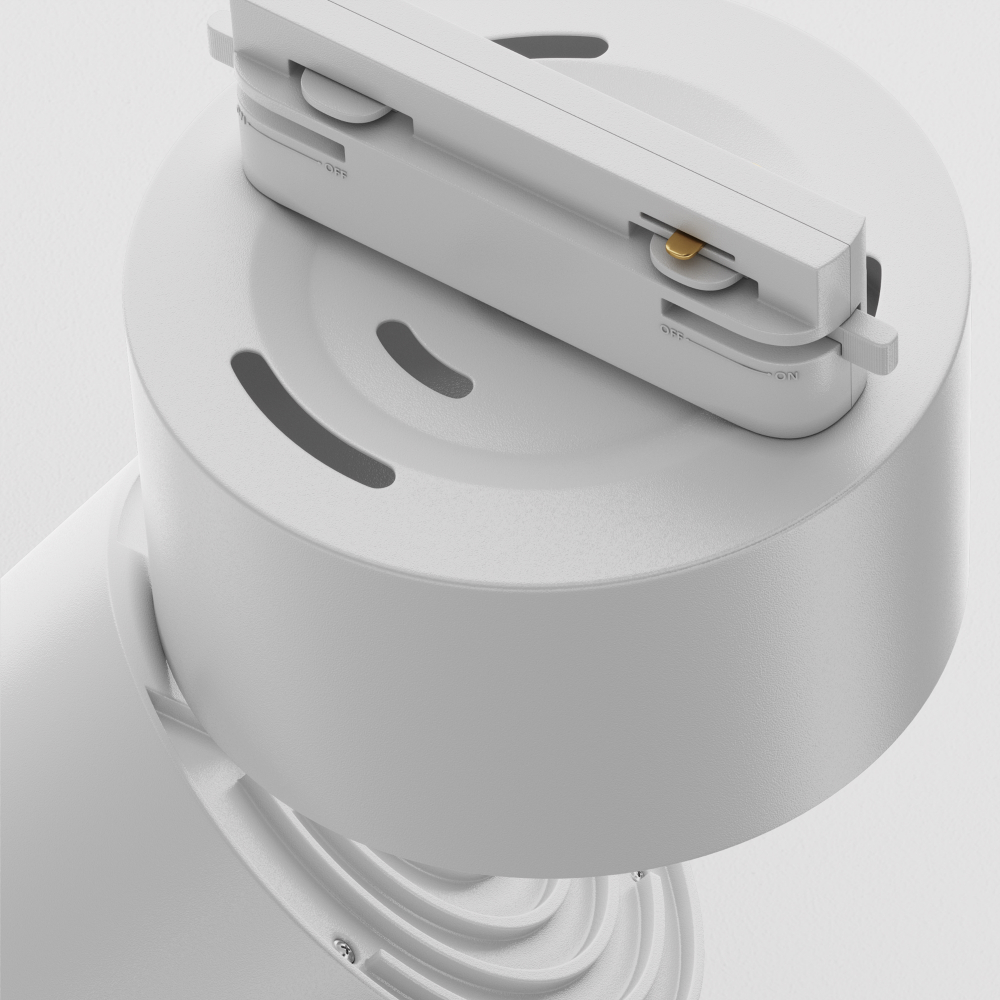 Трековый однофазный светодиодный светильник Maytoni Unity Yin TR084-1-15W4K-W