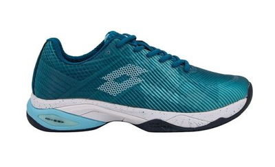 Мужские теннисные кроссовки Lotto Mirage 300 III Clay - blue 3025/all white/blue 2975C