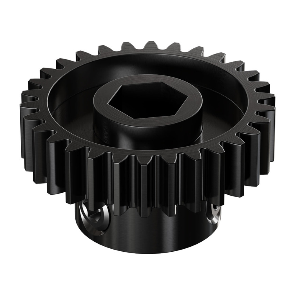 2303 Series Steel, MOD 0.8 Pinion Gear (8mm REX™ Bore, 30 Tooth)