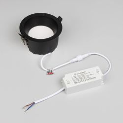Светильник MS-DROP-BUILT-R105-14W Warm2700 (BK, 85 deg, 230V) (Arlight, IP54 Металл, 5 лет) 054708