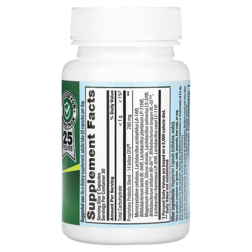 Nutrition Now, PB 8™, пробиотик, 60 вегетарианских капсул (7 млрд КОЕ в 1 капсуле)