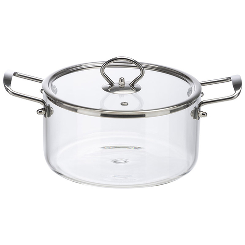 Кастрюля с крышкой Leonord ITALIANO 3.5л из жаропрочного стекла