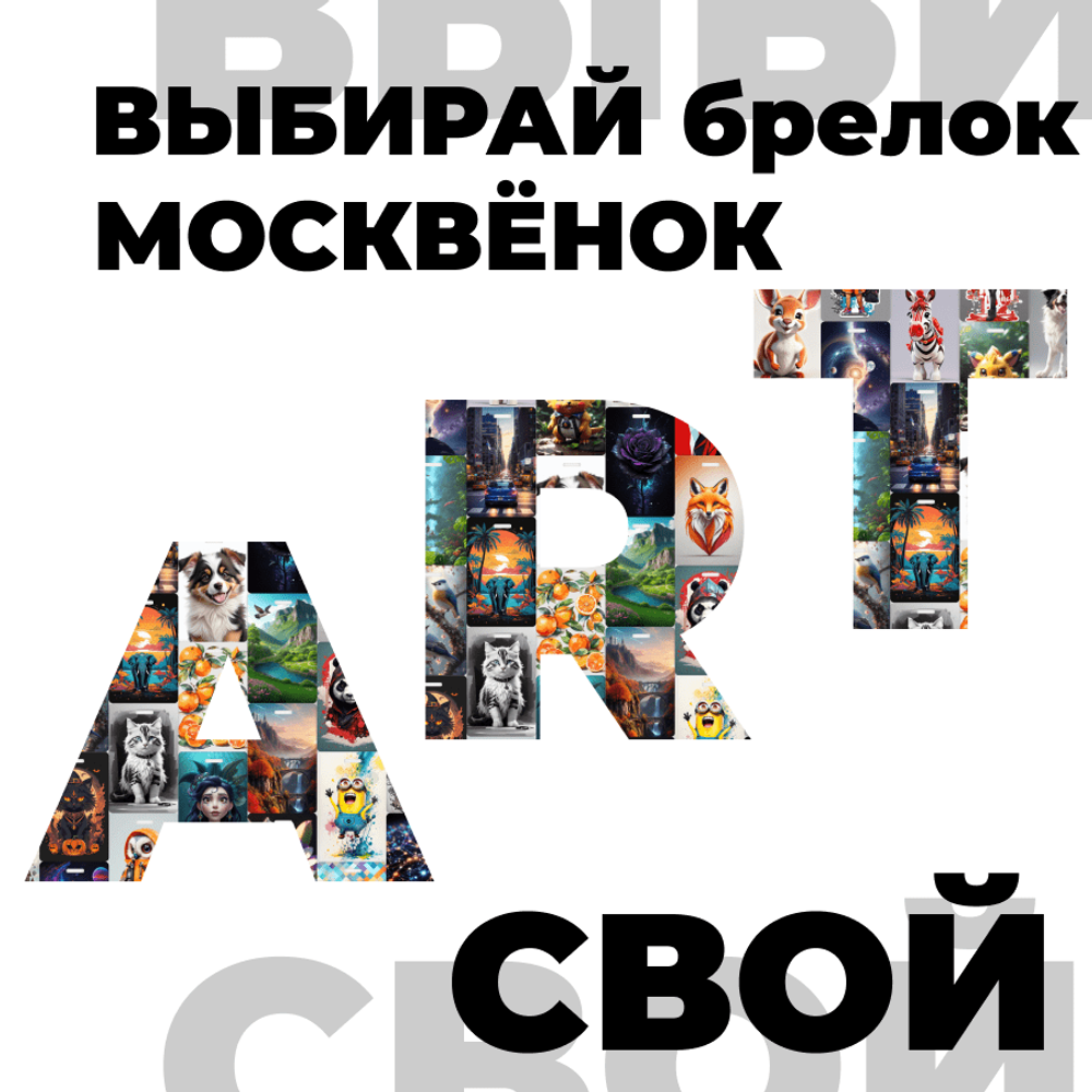 Брелок Москвёнок ART №10 (проход + питание)