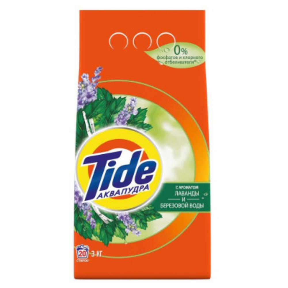 Стиральный порошок Tide Лаванда и Березовая вода 3 кг