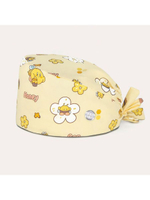 Шапочка медицинская, принт "Honey", желтый