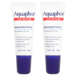 Aquaphor, Lip Repair, немедленное облегчение, без отдушек, 2 тюбика по 10 мл (0,35 жидк. унц.)