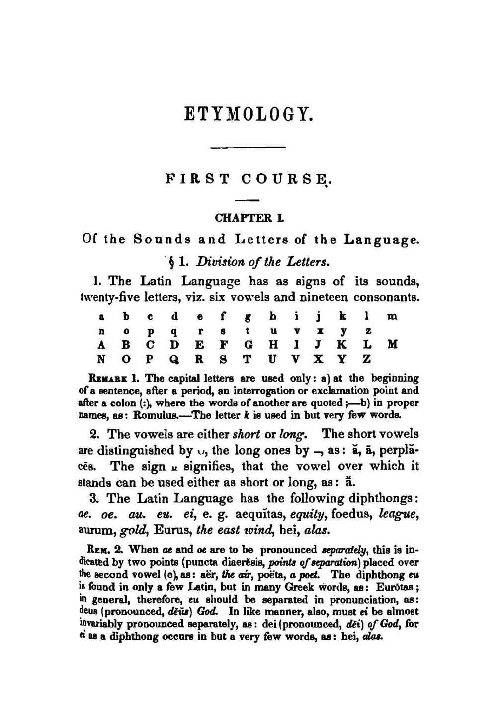 Elementary Grammar of the Latin Language | Raphael Kühner