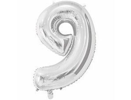 К ЦИФРА 9  26" Серебро 60 см.