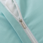 Комплект постельного белья Однотонный Сатин Вышивка на резинке CHR024