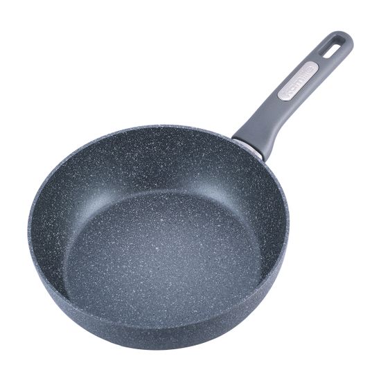 Сотейник 26 см. из литого алюминия Kamille KM-4293GR с мраморным покрытием