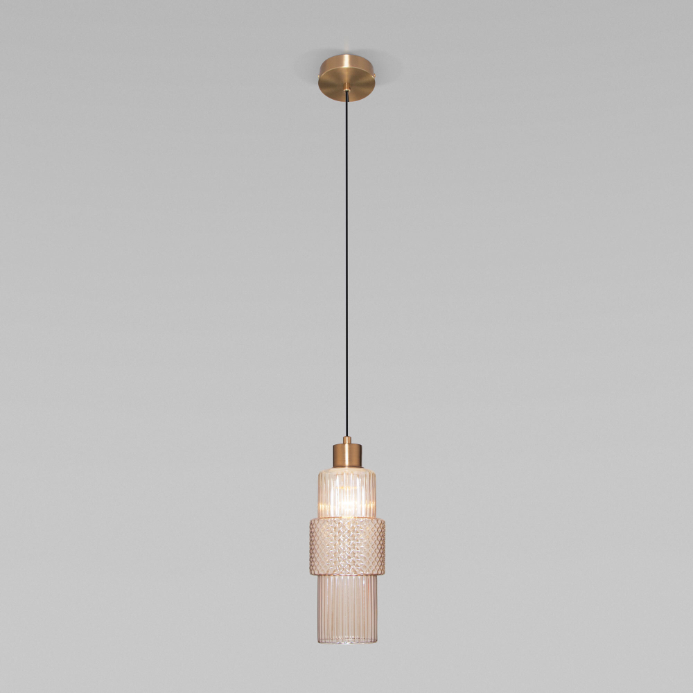 Подвесной светильник 50209/1 бронза