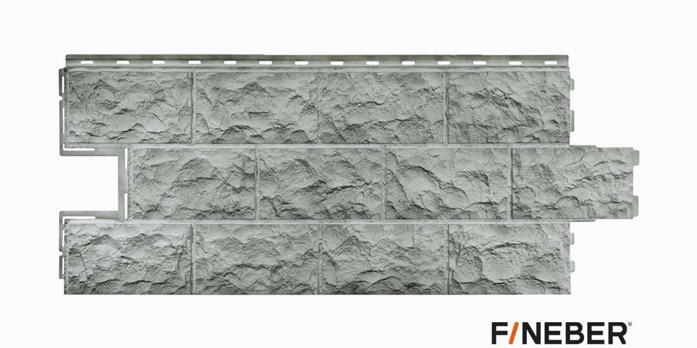 Фасадные панели Fineber  Доломит Светло-серый
