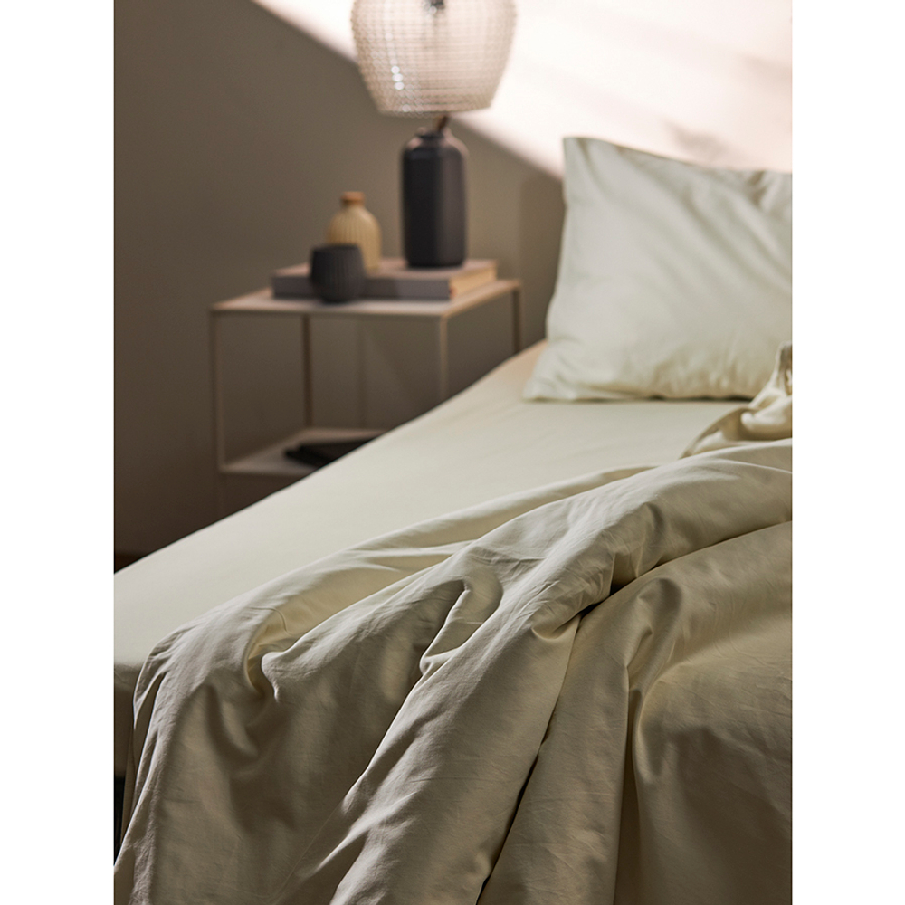 Простыня на резинке 180x200x30см Tkano Essential серо-бежевая tk23-fs0006