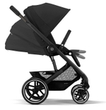 Детская коляска Cybex Balios S Lux BLK Aton B2 i-Size 3 в 1 Moon Black с дождевиком/Volcano Black