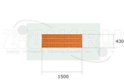 Скамейка парковая М4 СП004 для улицы