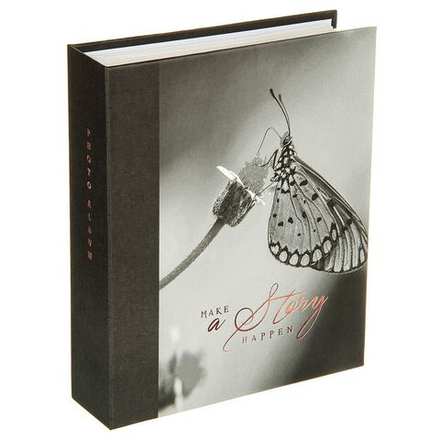 Фотоальбом 200 фото 10*15см Бабочка