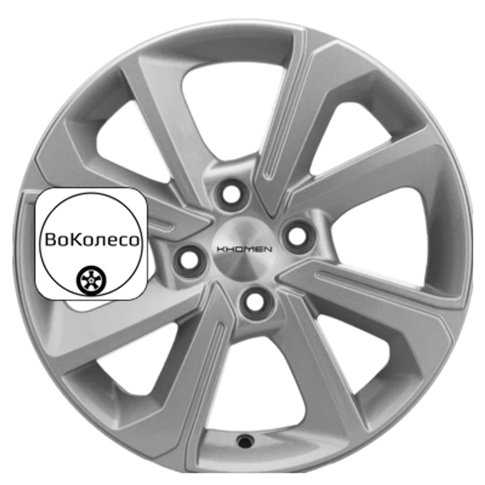6x15/4x100 ET46 D54,1 KHW1501 (Rio/Solaris) F-Silver Khomen Wheels