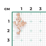 Подвеска «Лягушка» из красного золота