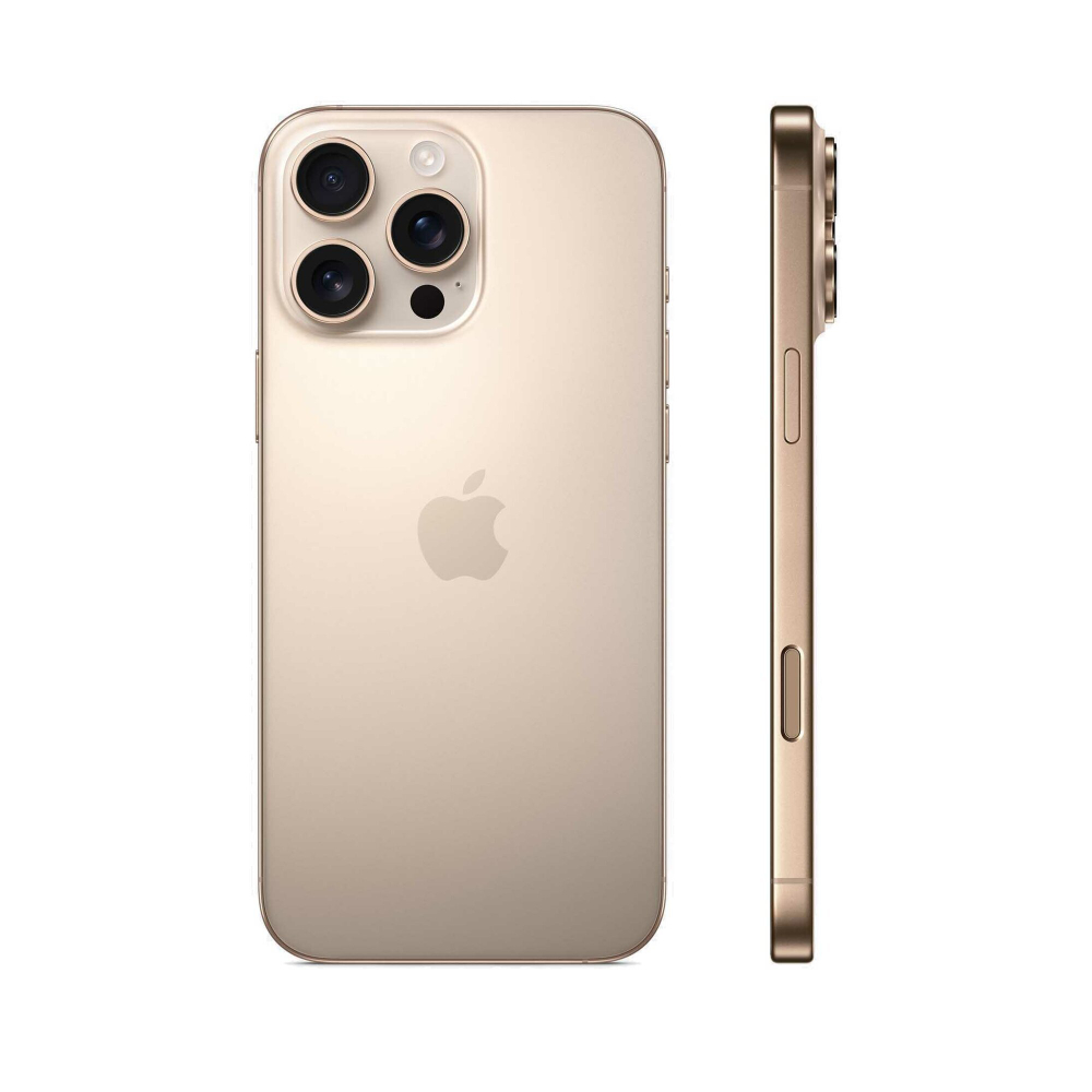 Смартфон Apple iPhone 16 Pro, 128 GB, Desert Titanium, nanoSIM+eSIM
