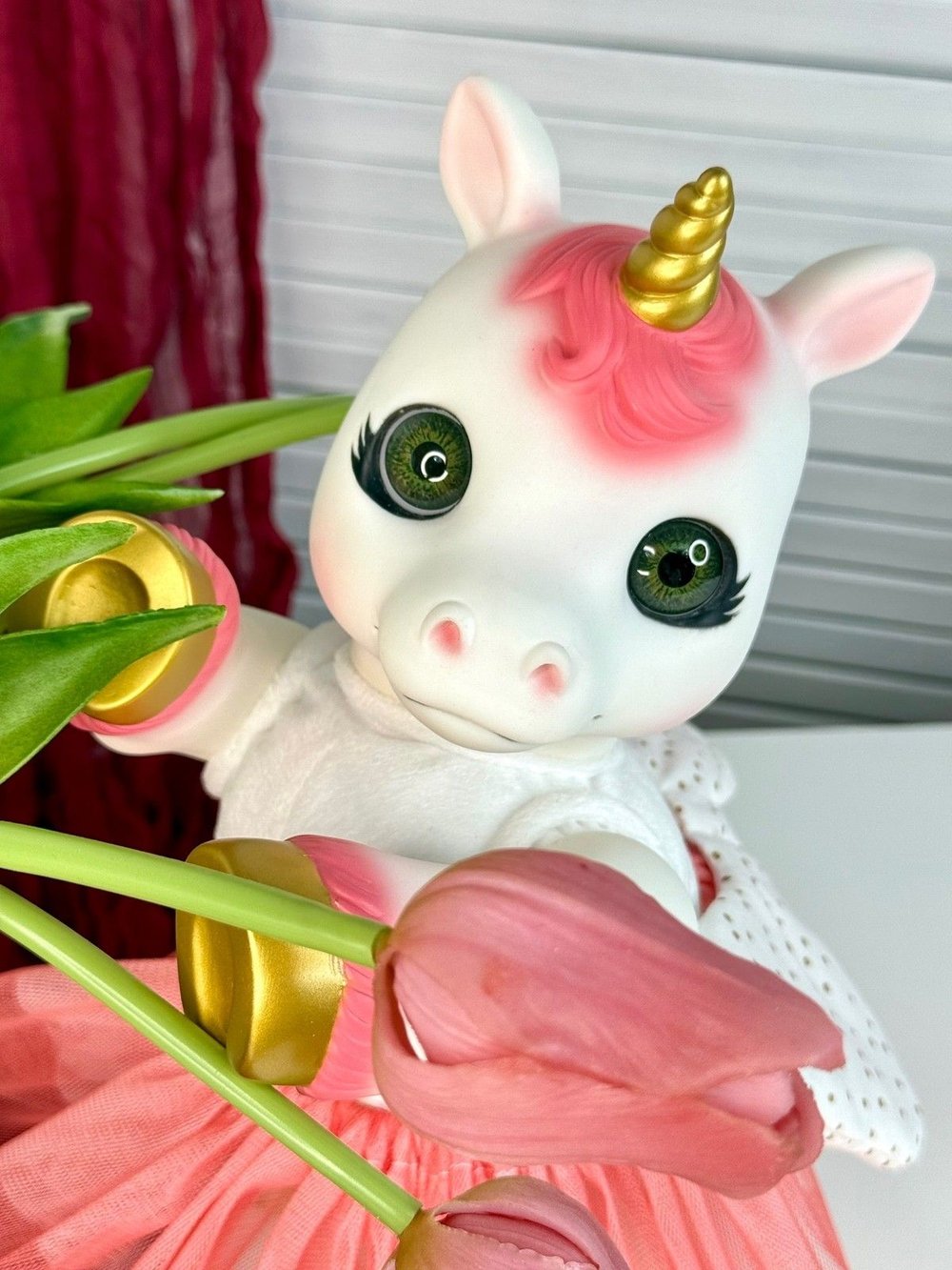 Игрушка мягконабивная 35см AniReal Единорожка (60150)