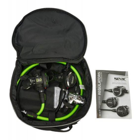 Комплект регулятор и октопус Seac IT500 set ICE DIN 300 BAR холодноводный