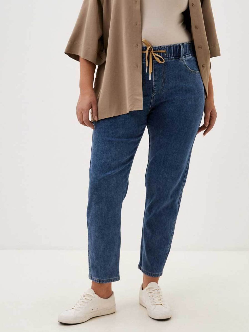 Джинсы утепленные больших размеров